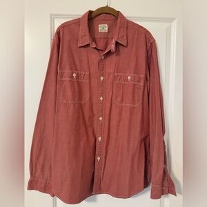 Red j crew button up